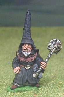 Q49 Wizard: in Hood with Magical Staff