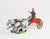 RCH3 2-Horse Racing Chariot with Roman Driver in helmet