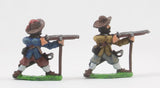 REN11 ECW: Musketeers in Hats with Musket Rest, no Apostles, firing