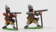 REN12 ECW: Musketeers in Helmets, with Musket Rest, no Apostles, firing