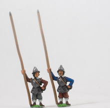 REN29 ECW: Heavy Pikemen in Helmets, pike upright
