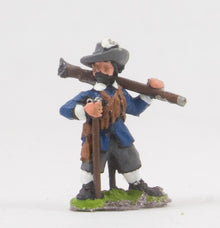 REN3 ECW: Musketeers in Hats, with Apostles and Musket Rest, shouldered musket