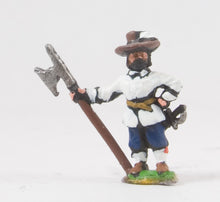 REN34 ECW: Medium Halberdiers in Hats, at ease