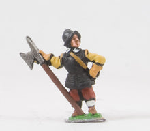 REN36 ECW: Heavy Halberdiers in Helmets, at ease