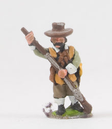 REN4ECW: Musketeers in Hats, with Apostles and Musket Rest, loading