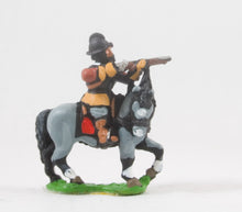 REN61 ECW: Mounted Arquebusier in Cuirass and Morion, firing