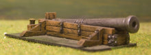 REQ5 Large Seige Cannon on Wheel-less Chest Carriage