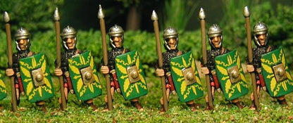 RO28 Early Imperial Roman: Assorted Auxiliary Light Heavy Infantry, LTS & shield
