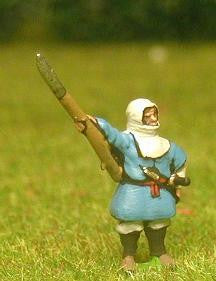 SAM16 Samurai: Warrior Monk General on foot with assorted Monks as Bodyguards