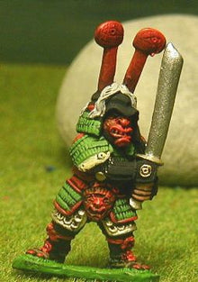 Q128 Samurai: with Two Handed Sword