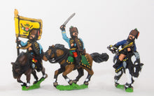 SYA20 Seven Years War Austrian: Command: Hussar Officer, Standard Bearer, & Trumpeter