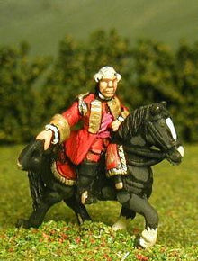 SYBR15 Seven Years War British: Command: Mounted General & two Staff Officers