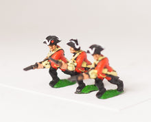 SYBR1b Seven Years War British: Musketeers, advancing, Musket forward, assorted