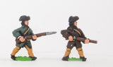 SYBR20 Seven Years War British in Canada: Militia in assorted dress and poses