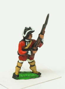SYF29 Seven Years War French in Canada: French Musketeer in Summer dress, at the ready