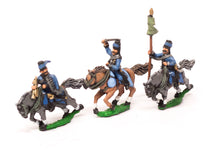 SYRU13 Seven Years War Russian: Command: Hussar Officer, Standard Bearer & Trumpeter