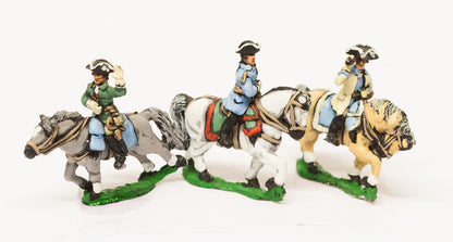 SYRU17 Seven Years War Russian: Command: General and two Staff Officers
