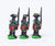 SYRU2a Seven Years War Russian: Musketeers, at the ready, musket upright