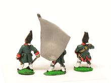 SYRU6 Seven Years War Russian: Command: Grenadier Officer, Standard Bearer & Drummer