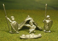 TT9 Camps: Tent with fire, seated Arab leader with two bodyguards