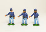 UN6 Union Infantry: Assorted Sergeant Standard Bearers in Kepi & Shell Jacket (open hand - no standard supplied)