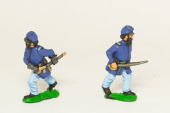 UN8 Union Infantry: Assorted Officers in advancing / action poses