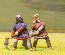 VK9 Two handed axeman in padded jacket