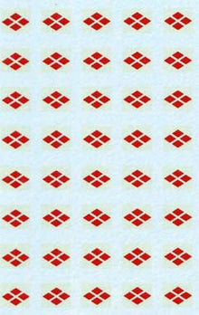 VVV A1 Takeda Mon. 4 diamond designs.