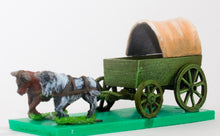 WAG21 Half canvas wagon cover with open front end