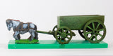 WAG9 Open Wagon with full planked sides and  2 oxen