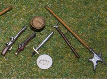 X37 Renaissance Weapons: Musket, Musket Rest, Arquebus, Pistol, Sword, Cavalry Axe, Halberd & Barrel