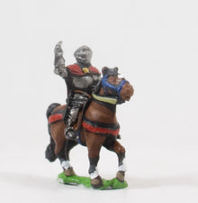 XMED11a Generic Eastern European: Mounted Generals / Officers in Plate Armour, on Unarmoured Horse